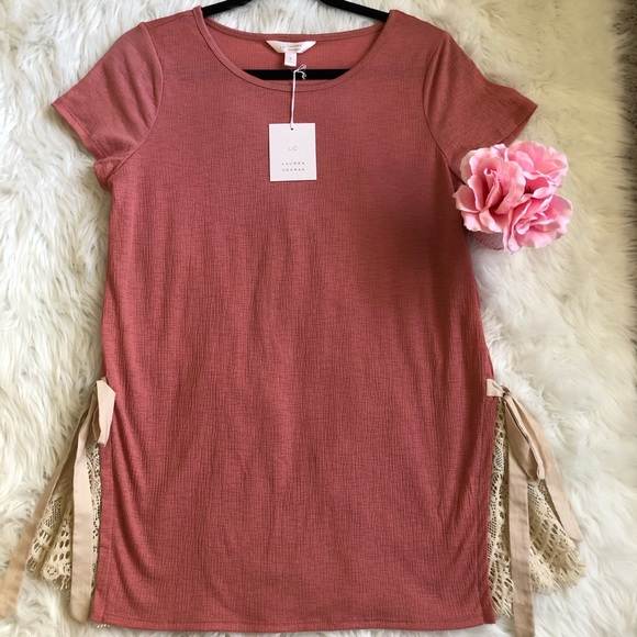 LC Lauren Conrad Tops - Lauren Conrad Side Bow Tunic